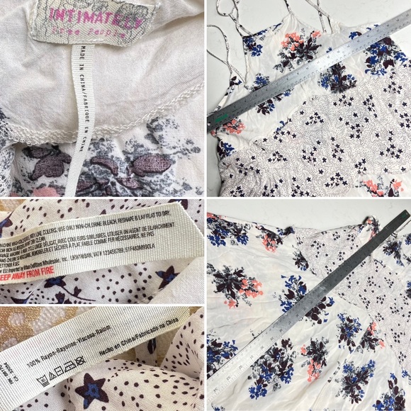 Intimately Free People Crescent Floral Stars Slip - Sz Medium - Picture 8 of 16
